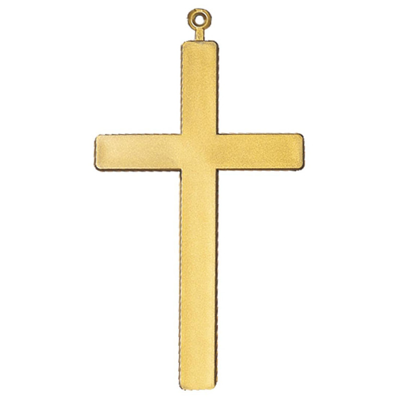 Náhrdelník kříž plastový